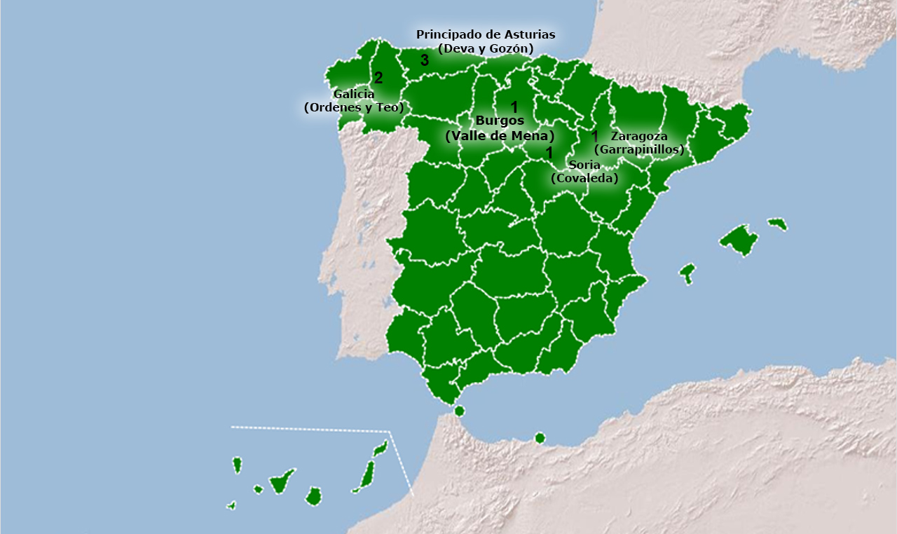 Mapa socios España